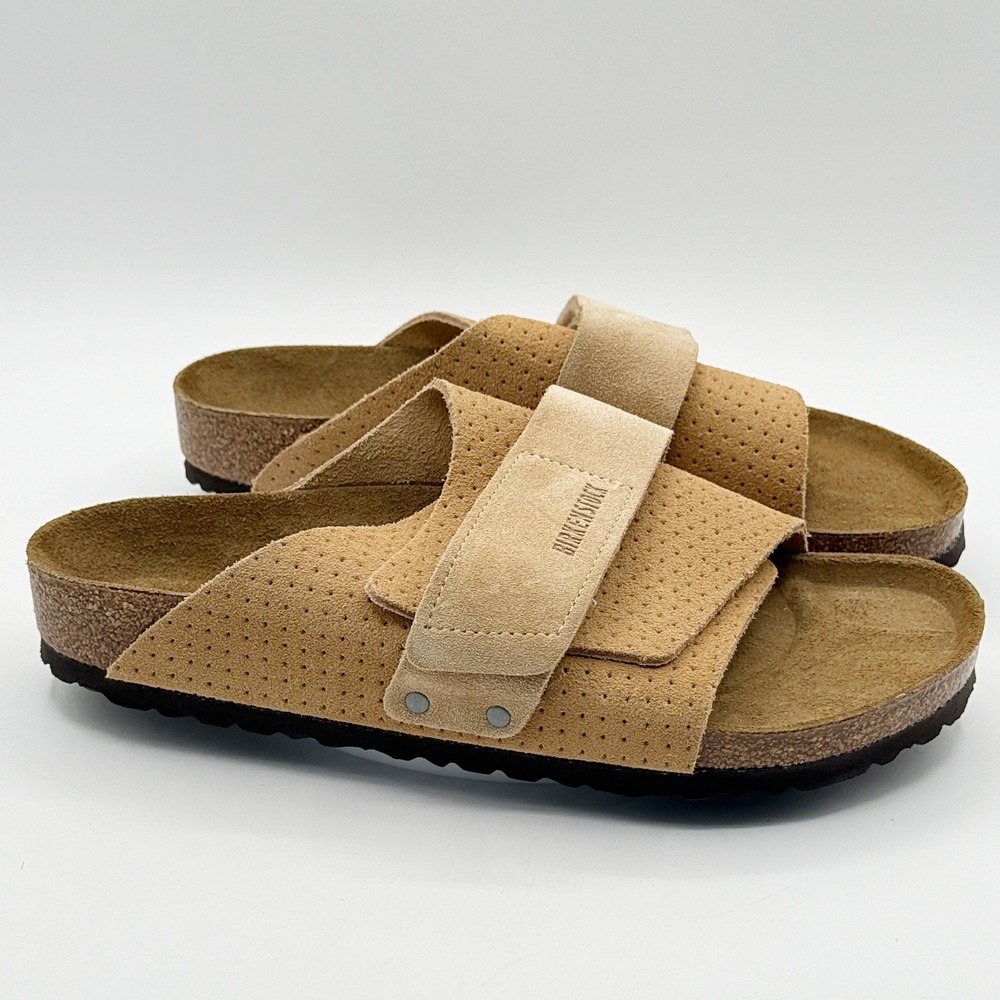 Birkenstock Kyoto Slide Sandal 'Beige Suede' / Size 42, M9 / New
